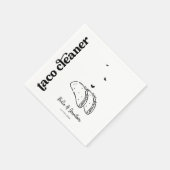 Serviette En Papier Funny Taco Cleaner Mariage Napkin (Coin)