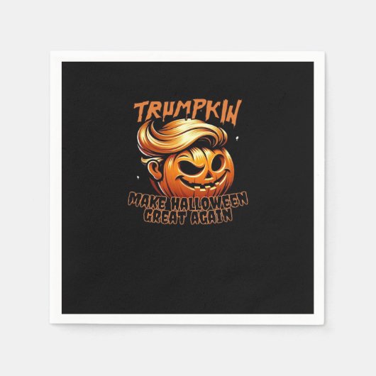 Serviette En Papier Funny Trumpkin Classic (Devant)