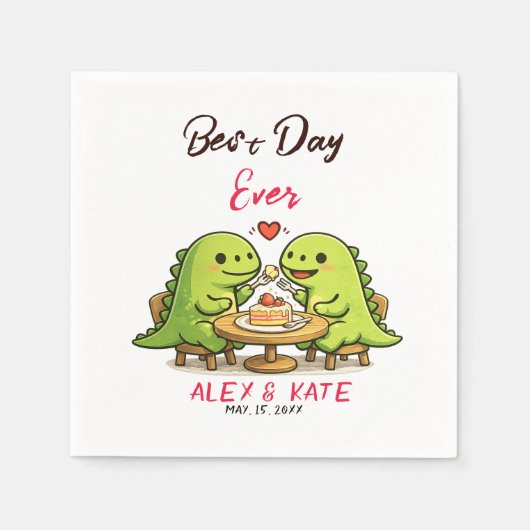 Serviette En Papier Funny Wedding (Devant)