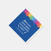 Serviette En Papier Funny We've Been Covid Vaccinated Party Custom (Coin)