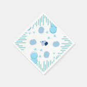 Serviette En Papier Fusion d'art moderne (Coin)