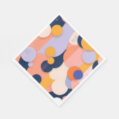 Serviette En Papier Fusion de sphère de couleur (Coin)