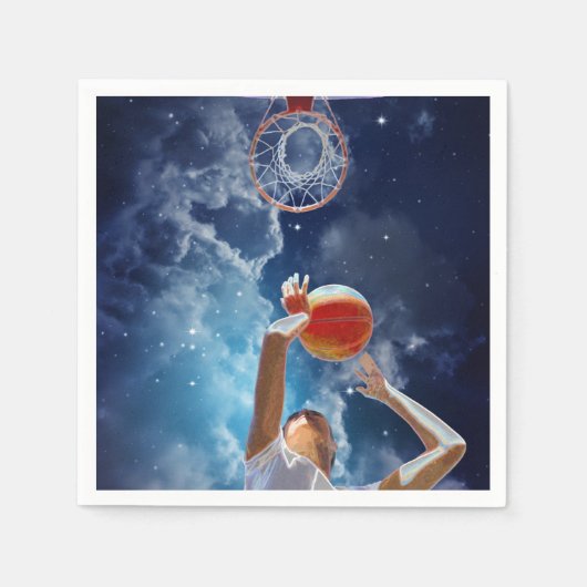 Serviette En Papier Futur Basketball All-Star (Devant)