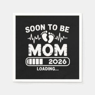 Serviette En Papier Futur Maman 2026 Annonce Grossesse Bébé