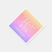 Serviette En Papier Futur Mme Rainbow Sparkle Parties scintillant (Coin)