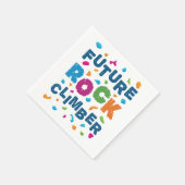 Serviette En Papier Future Rock Climber Escalade Bouldering (Coin)