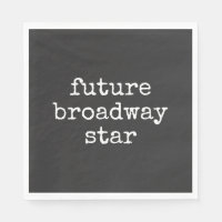 Future Star de Broadway Inspirant Design d'Acteur