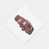 Serviette En Papier Futuristic Fire Truck (Coin)