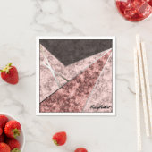 Serviette En Papier FuzzyFoxArt (En situation)
