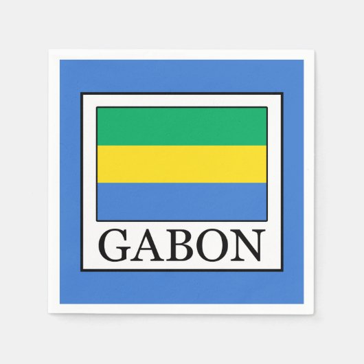 Serviette En Papier Gabon (Devant)