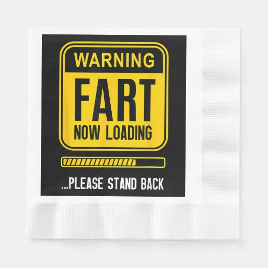 Serviette En Papier Gag drôle (Devant)
