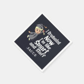 Serviette En Papier Gag I Graduation Gag I Graduated Nom du dessin (Coin)