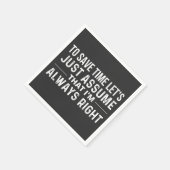 Serviette En Papier gain de temps (Coin)
