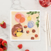 Serviette En Papier Gala de Guava Grove (En situation)