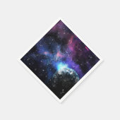 Serviette En Papier Galaxie, Univers, Étoiles, Motif cadeau spatial (Coin)