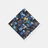 Serviette En Papier Galaxie visiteurs dans l'espace (Coin)