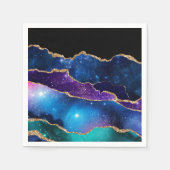 Serviette En Papier Galaxy Agate Series Design (Devant)