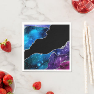 Serviette En Papier Galaxy Agate Series Design 9