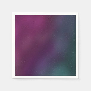 Serviette En Papier Galaxy fête d'anniversaire Ciel bleu violet