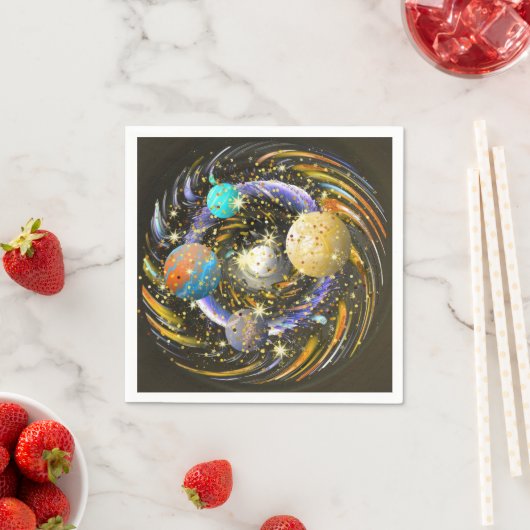Serviette En Papier Galaxy Kovarellah (En situation)