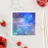 Serviette En Papier Galaxy Space Anniversaire (En situation)