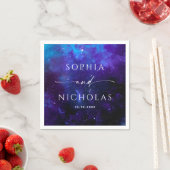 Serviette En Papier Galaxy Space Wedding | Celestial Astronomy Modern (En situation)