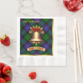 Serviette En Papier Galbraith Noël Tartan personnalisé (En situation)