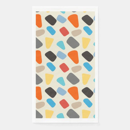 Serviette En Papier Galets colorés (Devant)