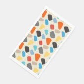 Serviette En Papier Galets colorés (Coin)