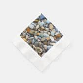 Serviette En Papier  Galets de plage   (Coin)
