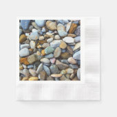 Serviette En Papier  Galets de plage   (Devant)
