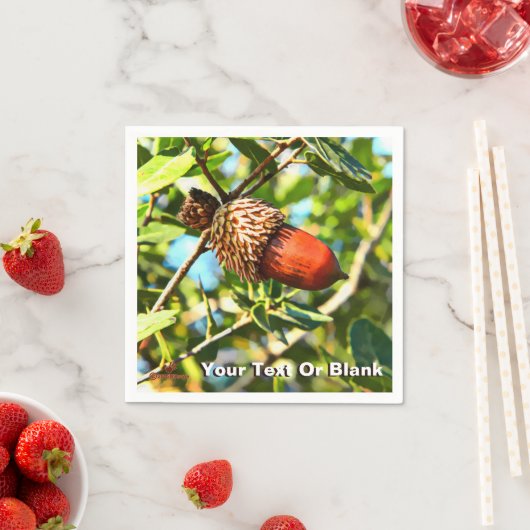 Serviette En Papier Galilee Acorn (En situation)