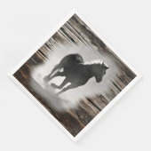 Serviette En Papier Galloping de Wild Horse (Coin)