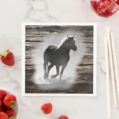 Serviette En Papier Galloping de Wild Horse (En situation)