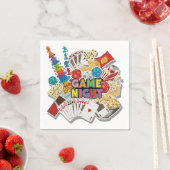 Serviette En Papier Game Night  (En situation)