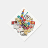 Serviette En Papier Game Night  (Coin)