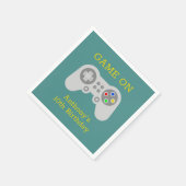 Serviette En Papier Gamer moderne N'importe quel âge fête d'anniversai (Coin)