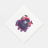 Serviette En Papier Gamer Vampire d'Halloween (Coin)