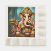 Serviette En Papier Ganesh prend un selfie (Devant)