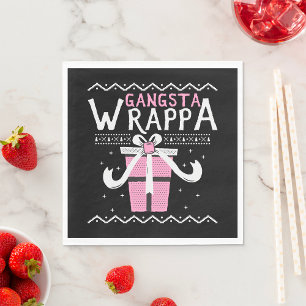 Serviette En Papier Gangsta Wrappa