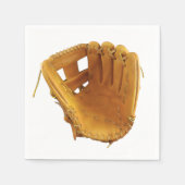 Serviette En Papier Gant de baseball (Devant)
