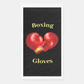 Serviette En Papier Gants de boxe Design Serviettes d'hôtes serviettes (Devant)