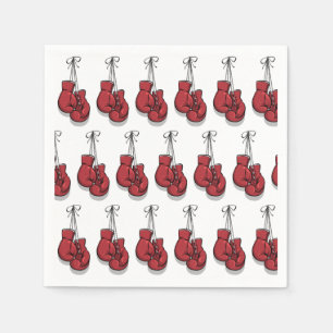 Serviette En Papier Gants de Boxe Serviettes en Papier, Anniversaire S