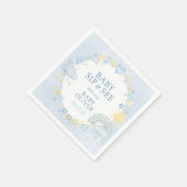 Serviette En Papier Garçon Aquarelle Rainbow Sip Et Voir (Coin)