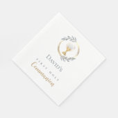 Serviette En Papier Garçon de première communion (Coin)