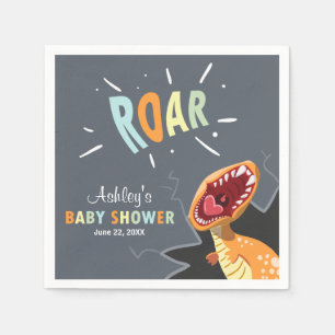 Serviette En Papier Garçon de serviettes de papier de Dino de baby