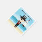 Serviette En Papier Garçon Pirate (Coin)