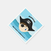 Serviette En Papier Garçon Pirate (Coin)