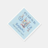 Serviette En Papier Garçon Premier Anniversaire Amusant Un Dinosaure C (Coin)