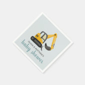 Serviette En Papier Garçons Baby shower de Digger mignonne (Coin)